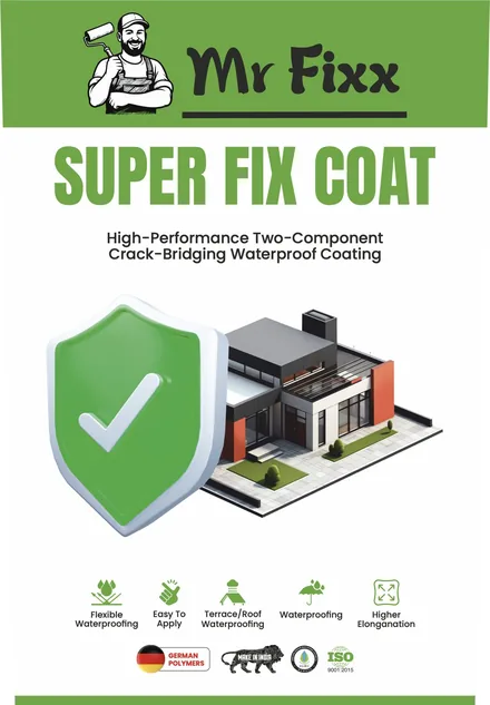 Super Fix Coat bucket label